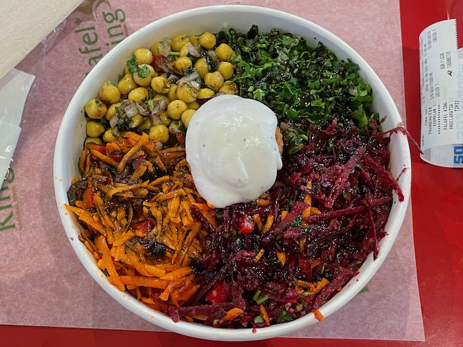 Falafel King four seasons salad