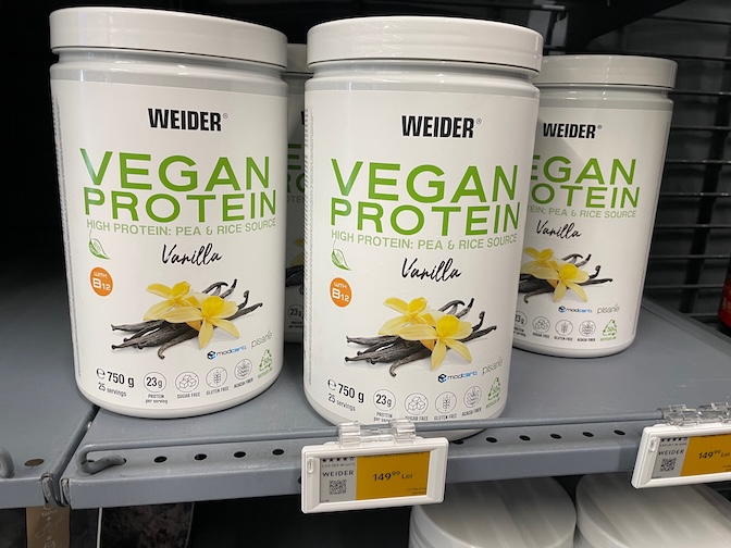 Decathlon Weider vegan protein