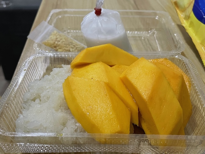 Mango sticky rice from UD Town