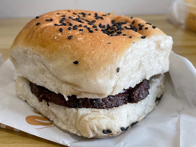 A burger from Indy Burger