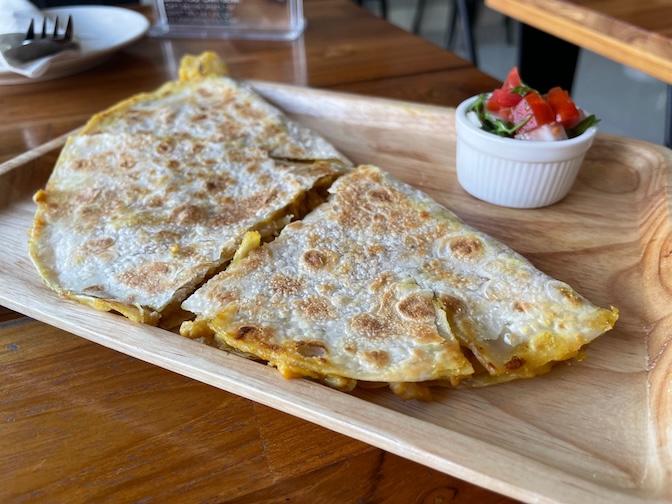 Oon Jai Marketplace quesadilla