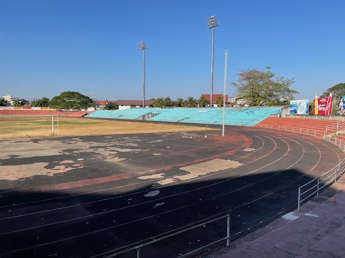 Chao Anouvong Stadium running track