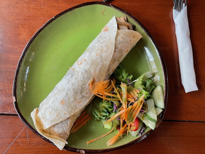 The Greenhouse vegan burrito